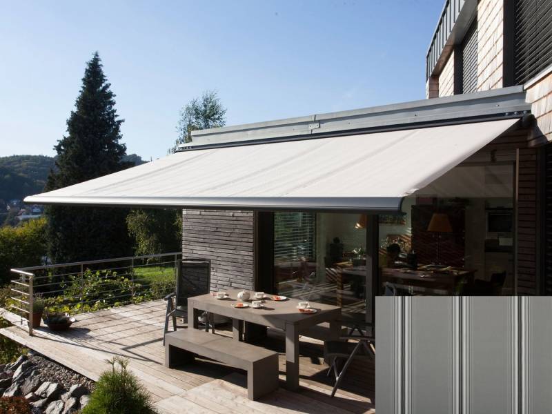 Wismar Kassettenmarkise Classic S-Compact Breite: 450 cm, Ausfall: 200 cm von Wismar