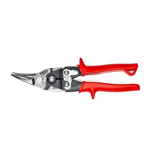 Wiss M1R 248mm/ 9-3/4-Inch MetalMaster Compound Action Aviation Snips, Cuts Straight to Left-Red von Wiss