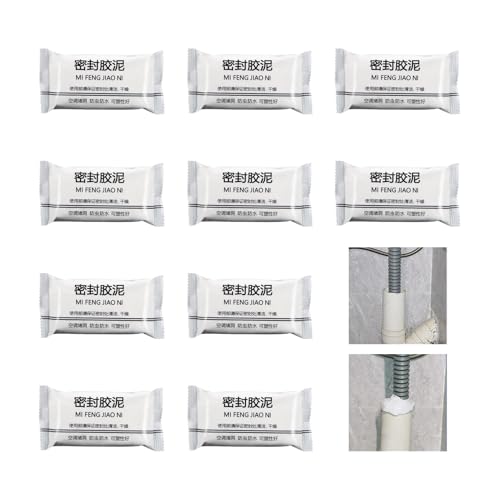 10 -Pack -Versiegelung Kitt - Wasserdichte Versiegelungslösung | Lochfüller Für Die Reparatur Zu Hause | Zementrissfüller | Schnellem Schlamm Für Lüftungsschlitze, Badezimmer Und Garage, 10 -Pack -Versiegelung Kitt - Wasserdichte Versiegelungslösung | Lochfüller Für Die Reparatur Zu Hause | Zementrissfüller | Schnellem Schlamm Für Lüftungsschlitze, Badezimmer Und Garage, von Wisylizv