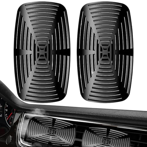 Autoklimaanlagenabweiser - Dash Entlüftungsgrill | Seitendach Airr Black Vent Outlet - Einstellbare Luftstromabzugsabdeckung für Fahrzeug -Armaturenbrett und Ropp von Wisylizv