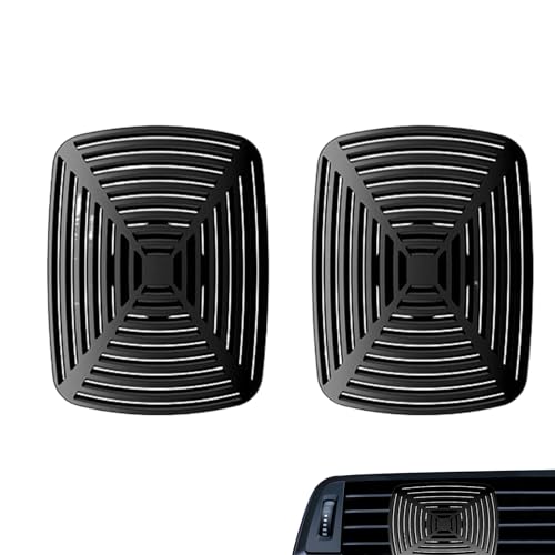 Autoklimaanlagenabweiser - Dash Entlüftungsgrill | Seitendach Airr Black Vent Outlet - Einstellbare Luftstromabzugsabdeckung für Fahrzeug -Armaturenbrett und Ropp von Wisylizv