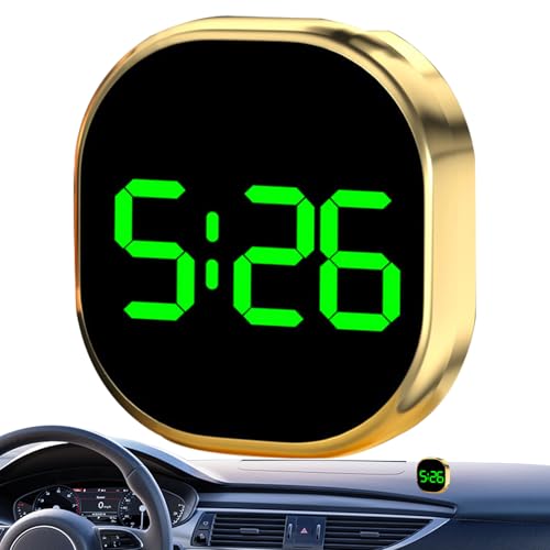 Autouhren Für Dash Stick ON - 1,0 Cm Digitale Fahrtuhr Mit LED -Zeitanzeige | Löschen Sie Den LCD Bildschirm Und Die LED -Zeitanzeige | Auto Dashboard Uhr Für Wohnmobilanhänger Lastwagen Entlüftungsre von Wisylizv