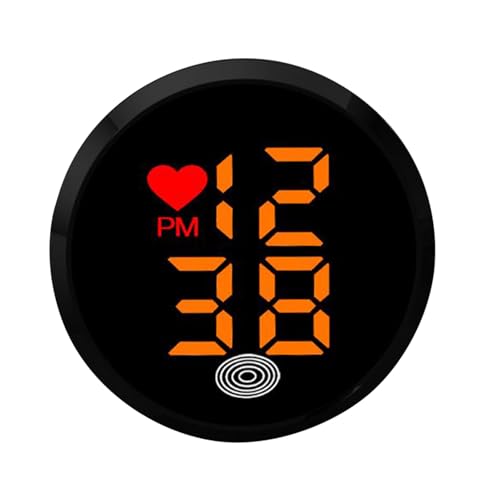 Dashboard Uhr Für Auto,Motorrad Selbstklebende Digitaluhren - Kleine LED Zeit Anzeige Für Auto Dashboard Lüftung Motorrad von Wisylizv