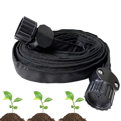 Flacher Tränkerschlauch - Sprüh Bewässerungsschlauch,Knickfester Flacher 15 Meter Dichter Schlauch Für Garten Rasenbewässerung Pflanzen Bewässerung Gewächshaus Bewässerung Baumbewässerung von Wisylizv