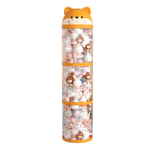 Gefälliger Tierspeicher - Zoo weicher Spielzeugspeicher | Stoffedd Animall Holder für Kinderzimmer | Transparente Mehrschicht-Storagge-Röhre mit Rädern | Plüsch Puppenorganisator Barrel Ffor Schlafzim Gefälliger Tierspeicher - Zoo weicher Spielzeugspeicher | Stoffedd Animall Holder für Kinderzimmer | Transparente Mehrschicht-Storagge-Röhre mit Rädern | Plüsch Puppenorganisator Barrel Ffor Schlafzim von Wisylizv