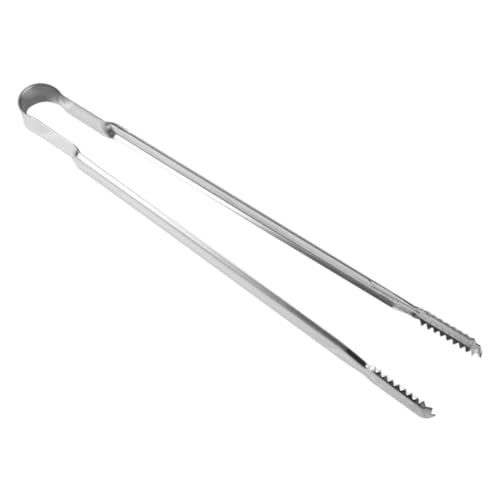 Grillzange – robuste Grillzange | Camp-Dutch Oven Zange | Große Metall-Lebensmittelzange | Rostfreie lange Küchenzange für Essiggurken, , Kuchen und Brot von Wisylizv