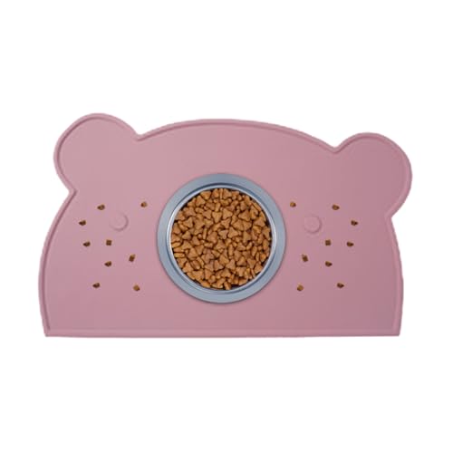 Hundefuttermatte | Silikon Hundetrinkmatte - Auslaufsichere Spülmaschinenfeste Unterlage In Bärenform Für Unterwegs Balkon Küche Wohnung Auto Hundefuttermatte | Silikon Hundetrinkmatte - Auslaufsichere Spülmaschinenfeste Unterlage In Bärenform Für Unterwegs Balkon Küche Wohnung Auto von Wisylizv