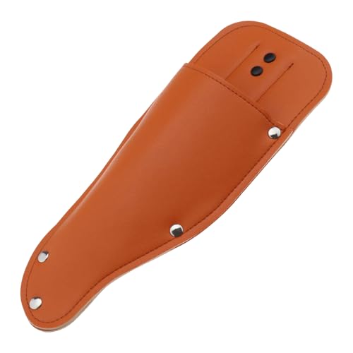 Lederscheide - Messertasche | Straight Messerholster | Taille montierte Gartenschere Set Case | Gartenschneide Schere Schutzleiter Abdeckung | Multifunktions-Kniffe Holstter mit OPP-Verpackung von Wisylizv