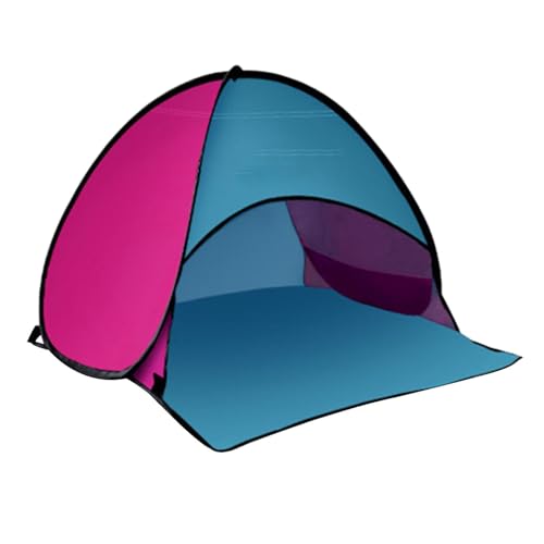 Strandschutzzelt - Pop -Up Beach Tent für den Außengebrauch | UV Protection Beachh Sonnenschild | Schnelles Öffnen fauler Zelt für Camping | Sunn -Abdeckung des automatischen Kopfschatten -Baldachins von Wisylizv