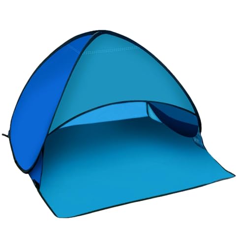 Strandschutzzelt - Pop -Up Beach Tent für den Außengebrauch | UV Protection Beachh Sonnenschild | Schnelles Öffnen fauler Zelt für Camping | Sunn -Abdeckung des automatischen Kopfschatten -Baldachins von Wisylizv