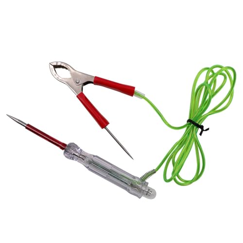 Stromkreistester – Spannungsprüfer mit Krokodilclip | Durchgangsprüfer für den Stromkreis des Autos | LED-Teststift für elektrische Diagnose Auto Multi-Funktionen Stromkreistester – Spannungsprüfer mit Krokodilclip | Durchgangsprüfer für den Stromkreis des Autos | LED-Teststift für elektrische Diagnose Auto Multi-Funktionen von Wisylizv