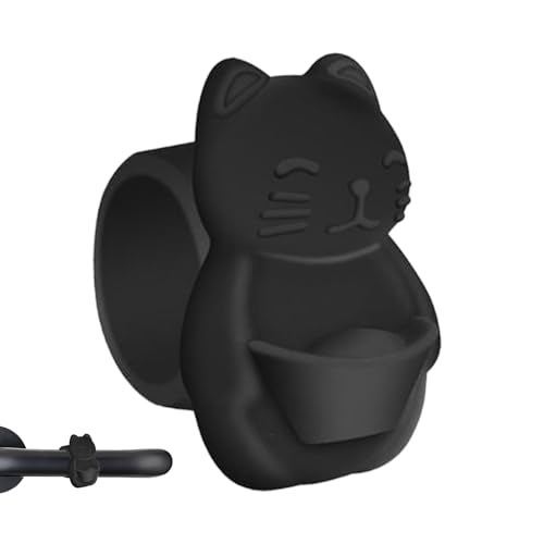 Türgriff Stoßstangen - Silikongriff Stoßstangen Bewachen Mit Niedlicher Katze Und Elefantendesign | Ruhiger Antikollisionswandschutz | Stanzfreier Geräusch-Schalldämpfer Für Schlafzimmer, Badezimmer U von Wisylizv