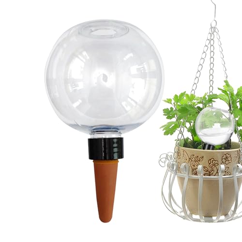 Wässerungskugeln - Pflanzen -Terrakotta -Bewässerungsgeräte | Selfwatering Spikes Pflanze mit 500 ml kugelförmiger Tropfbewässerungssystem | Automatisches faule Wasserwerkzeug für Sukkulenten im Innen von Wisylizv
