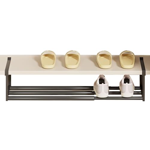 Wisylizv Erweiterbarer Stiefel - Einstellbares Teleskopregal | Hängende Scan Im 4-6-Paar Schuhe Edelstahl | Multifunktionaler Organizer Für Kleiderschränke, Korridore Und Eintritt von Wisylizv