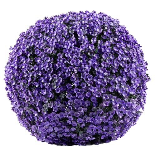 Wisylizv Künstliche Pflanze Formschnittkugel | Pflanze Formschnittkugel Grünkugel Centella Ball | Dekorative Kugeln für Hochzeit und Heimdekoration, Garten und Hinterhof von Wisylizv