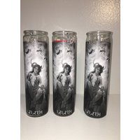 3Er Set, Lilith Queen Of The Night Candles + Oil, Attraktion, Lust, Geld, Schwarze Kerze, Rot, Lila von WitchesValley