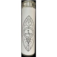Das Große Siegel Der Lilith Weiße Kerze, Das Lilith, Eine Hingebungsvolle Ritualkerze. Ritualöl von WitchesValley