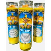 Mil Flores Veladora Preparada, Tausend Feste Kerzen. Kerze Für Die Sonne von WitchesValley