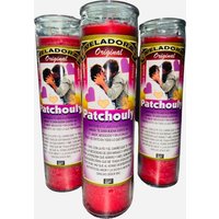 Patchouly Veladora Preparada Para El Amor, Patchouli Feste Kerze, Liebesspruchkerze von WitchesValley