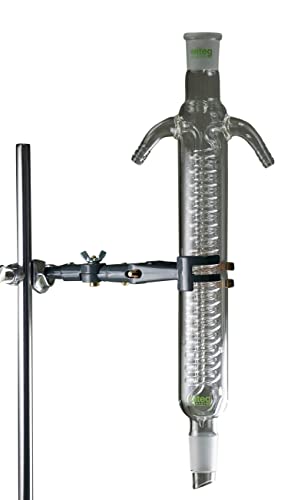 Dimroth-Kühler, nach DIN 12591, Kern und Hülse NS 14/23, Mantellänge 160 mm von Witeg