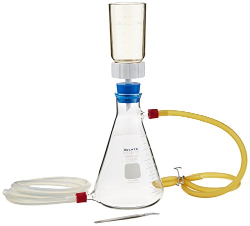 Labor-Filtrationsset LF31 aus PES, 300ml Ø47mm, komplett mit Glas-Auffangkolben (1000ml), Stopfenanschluss von Witeg