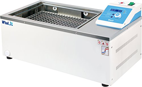 Witeg Schüttelwasserbad WSB-18 18L bis 100°C, inklusive Federgestell, ideal für direktes Eintauchen und Schütteln von Proben im Labor von Witeg