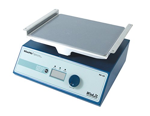 Witeg Wippschüttler RK-2D 300x300mm 5-50U/min, inklusive Tablar, LCD-Anzeige, 10 Stufen, 6 Programme, für Gelfärbung, Entfärbung, Blotting, etc. von Witeg