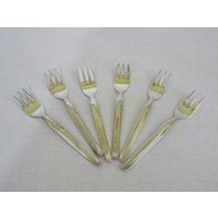Kuchengabeln, Versilbert, 6 Stück von WithAScentOfCinnamon