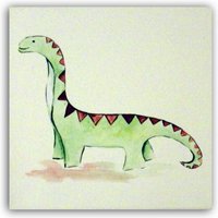 Kinder Dinosaurier Kunst - Diplodocus, Malerei Auf Leinwand, Original Kunst, Jungen Kinderzimmer Dekor, Dekor Kinder Dinosaurier Kunst - Diplodocus, Malerei Auf Leinwand, Original Kunst, Jungen Kinderzimmer Dekor, Dekor von WithHugsandKisses