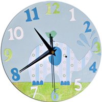 Kinder Elefant Uhr - Blau, Rosa, Baby Jungen Kinderzimmer Dekor, Geschenk Für Jungen, Elefanten-Liebhaber, Holzwanduhr Kinder Elefant Uhr - Blau, Rosa, Baby Jungen Kinderzimmer Dekor, Geschenk Für Jungen, Elefanten-Liebhaber, Holzwanduhr von WithHugsandKisses
