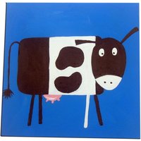 Kinder Kuh Gemälde Auf Leinwand, Bauernhof Kunst, Jungenzimmer Dekor, Kinderzimmer Dekor Kinder Kuh Gemälde Auf Leinwand, Bauernhof Kunst, Jungenzimmer Dekor, Kinderzimmer Dekor von WithHugsandKisses
