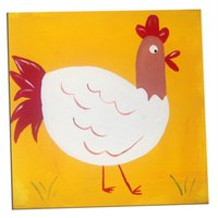 Kunst Auf Dem Bauernhof, Kinder Huhn Gemälde Leinwand, Kinderzimmer Dekor Kunst Auf Dem Bauernhof, Kinder Huhn Gemälde Leinwand, Kinderzimmer Dekor von WithHugsandKisses