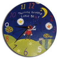 Twinkle Little Star Uhr, Kinderzimmer Dekor, Jungen Zimmer Geschenk Für Jungen, Wanduhr Twinkle Little Star Uhr, Kinderzimmer Dekor, Jungen Zimmer Geschenk Für Jungen, Wanduhr von WithHugsandKisses