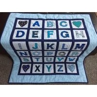 Handgefertigt Nach Maß Abc Baby/ Kind/Kleinkind Alphabet Decke Quilt von WithLoveByGramTam