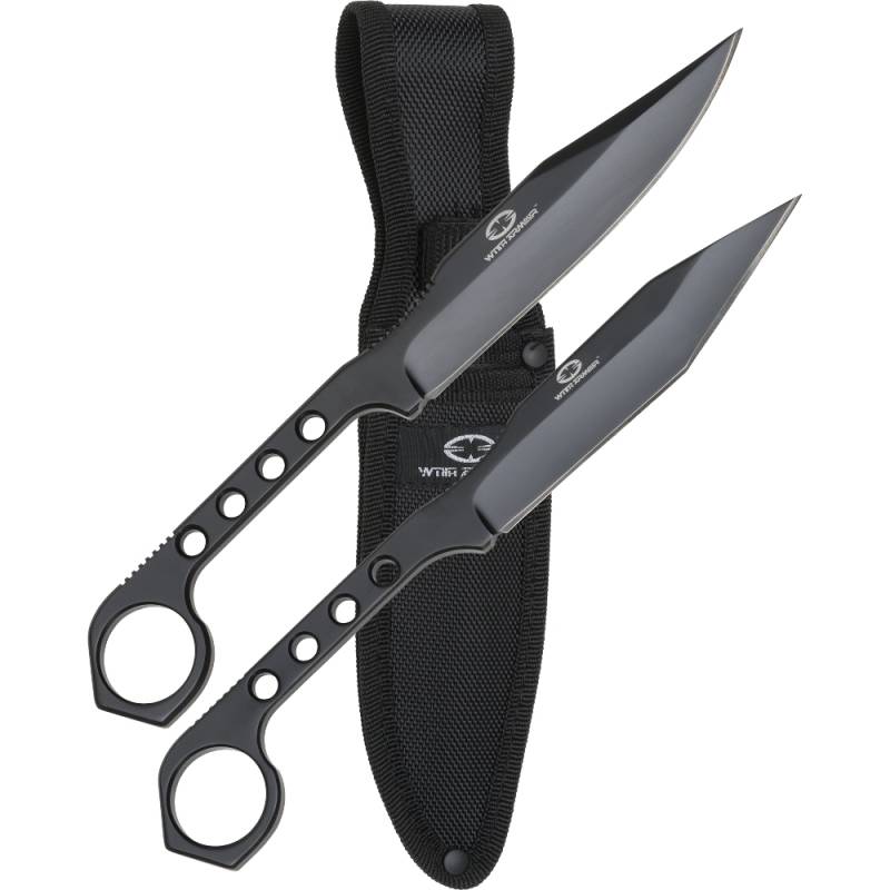 With Armour Garfish 2 Wurfmesser mit Nylonscheide asymetrische Klinge von Witharmour Knives & Tools