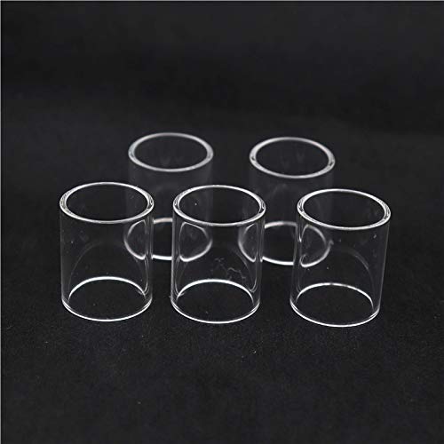 Without brand 5PCS Ersatz Glas-Behälter gepasst for Aspire Kleito 3,5 ml/fit for Kleito 120 4ML / fit for Nautilus 2 2 ml/fit ForNautilus X 2 ml 4 ml (Größe : Fit for Cleito 3.5ml) von Without brand