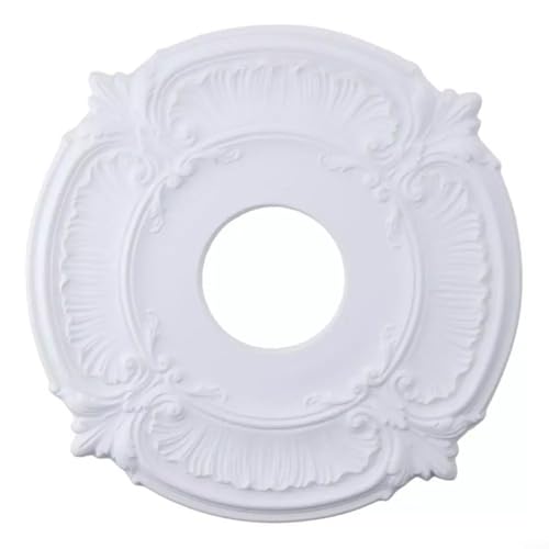 Lighting Ceiling Medallion with European Carved Design, PU Carved Ceiling Lamp Panel Ceiling Decoration Base for Home, Office, Hotel, Dining Room Lighting Ceiling Medallion with European Carved Design, PU Carved Ceiling Lamp Panel Ceiling Decoration Base for Home, Office, Hotel, Dining Room von Withtalentto