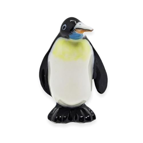 WitnyStore Winzige 3,8 cm stehende Adelie-Pinguin-Figur – Miniatur-Figur, handbemalt, Keramik, wasserlos, fluglos, Marine-Vogel, Antarktis, Polartiere, Porzellan, dekorative Sammlerfiguren, WitnyStore Winzige 3,8 cm stehende Adelie-Pinguin-Figur – Miniatur-Figur, handbemalt, Keramik, wasserlos, fluglos, Marine-Vogel, Antarktis, Polartiere, Porzellan, dekorative Sammlerfiguren, von WitnyStore