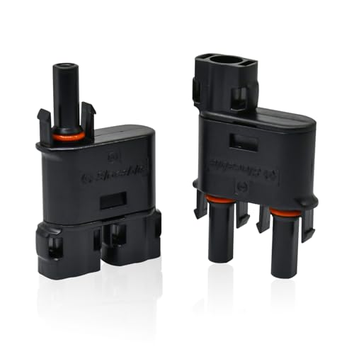Witproton Solar Y Steckverbinder Paar 2-fach Verteiler für Solar Stecker Buchse Splitter,1500VDC,Wasserdicht IP68,1 Paar Solarpanel Kabelstecker Witproton Solar Y Steckverbinder Paar 2-fach Verteiler für Solar Stecker Buchse Splitter,1500VDC,Wasserdicht IP68,1 Paar Solarpanel Kabelstecker von Witproton