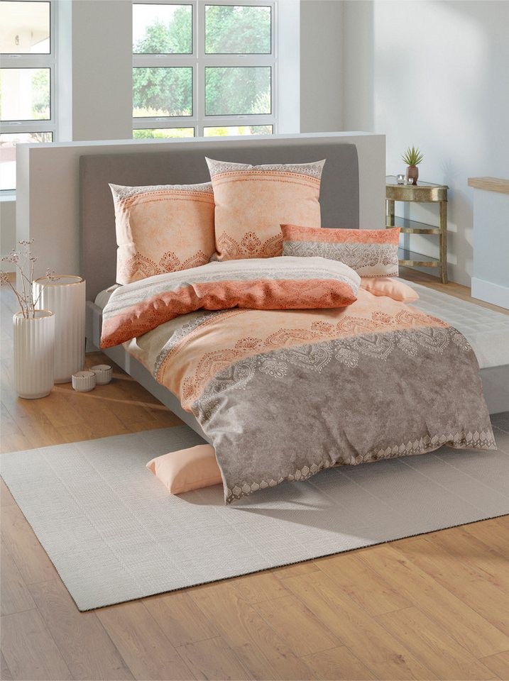 Witt Bettwäsche Bettwäsche, Mako-Satin, 2 teilig, Mako-Satin von Witt