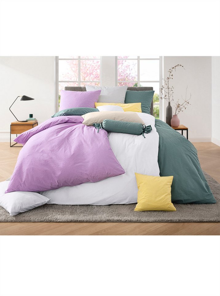 Witt Bettwäsche Bettwäsche, Seersucker, 2 teilig, Seersucker Witt Bettwäsche Bettwäsche, Seersucker, 2 teilig, Seersucker von Witt