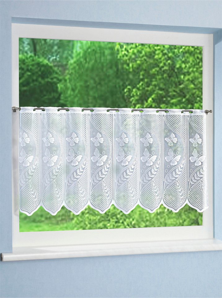 Witt Gardine Fensterbehang, Durchzuglöcher, halbtransparent, Fensterbehang Witt Gardine Fensterbehang, Durchzuglöcher, halbtransparent, Fensterbehang von Witt