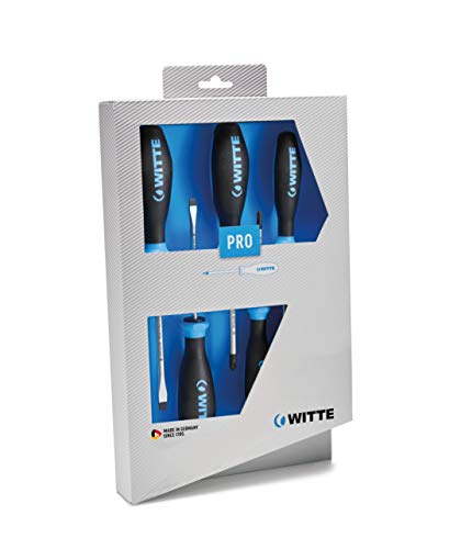 Witte Schraubendreher Satz PRO LINE (6-tlg. Schraubenzieher Set; Torx T10, T15, T20, T25, T30, T40) 670037 von Witte Werkzeug