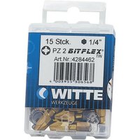 4284459 - 5 Punkte in 25 mm langer Kunststoffbox (pz 1 Bitflex Zinn) - Witte von Witte