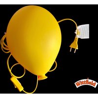 1990Er Ikea Gelber Luftballon Wandlampe, Kinderzimmerlampe, Nachtleuchte, Roter 30 cm Plastic Wall Light Sweden Wp06 1990Er Ikea Gelber Luftballon Wandlampe, Kinderzimmerlampe, Nachtleuchte, Roter 30 cm Plastic Wall Light Sweden Wp06 von Wittfeld