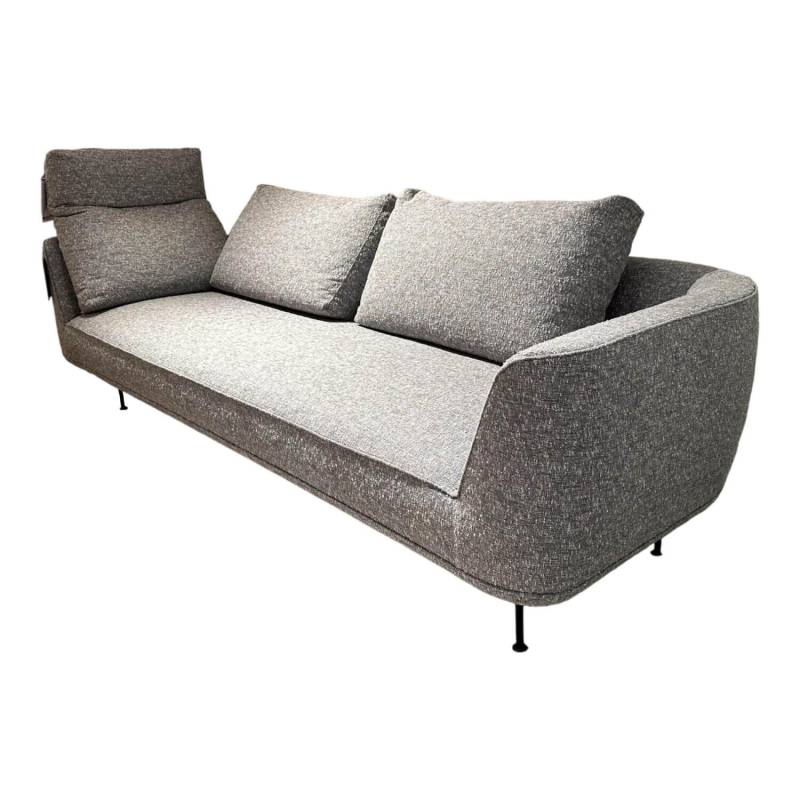Sofa Andes Stoff Fynn Anthrazit Keder Wie Bezug Fuß Black Grey Pulverbeschichtet von Wittmann