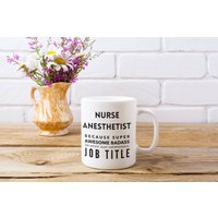 Krankenschwester Anesthetist Tasse 11 Oz Premium Qualität Lustiges Unikat Geschenk von WittyDoodads