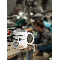 Sawdust Is Man Glitzer Tasse 11Oz Premium Qualität Geschenk Für Holzarbeiter Und Schreiner von WittyDoodads