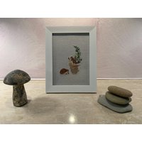 Neu Handgesticktes Herbstbild "Igel" Gerahmt Nach Ch. Dahlbeck Dekoration Dekobild Interiordesign Stickbild Herbstdekoration Landhausstil von WituCreativ