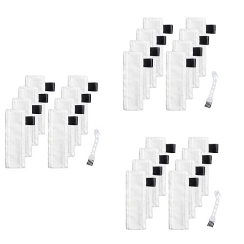 Wivplex 24X Steam Mop Tuch Easyfix SC2 SC3 SC4 SC5 Lumpen Mikrofaser Reinigung Pad Abdeckung Dampf Reiniger Teile Dampfreiniger-Zubehör von Wivplex